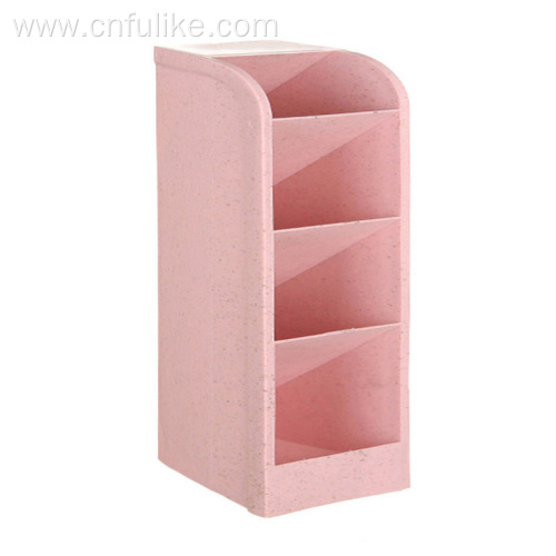 Plastic Tabletop Storage Box Office Stationery Pen Holder